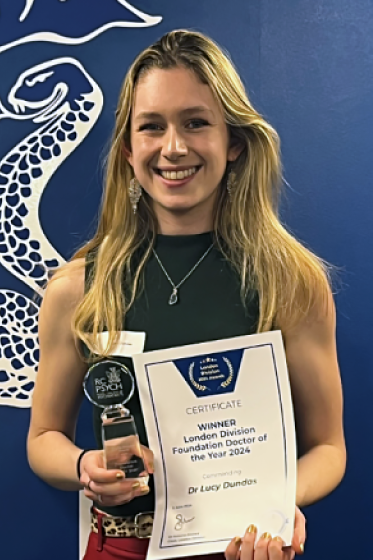 Lucy Dundas - London Division Awards - Winner FY of the Year photo